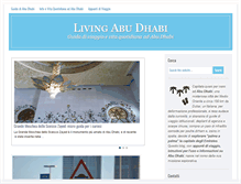 Tablet Screenshot of livingabudhabi.com